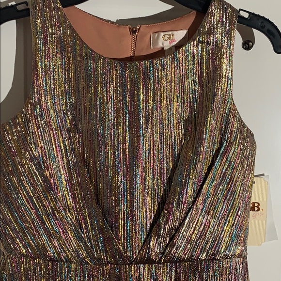 GB Girls Multicolor Sleeveless Dressy Dress - Picture 3 of 11